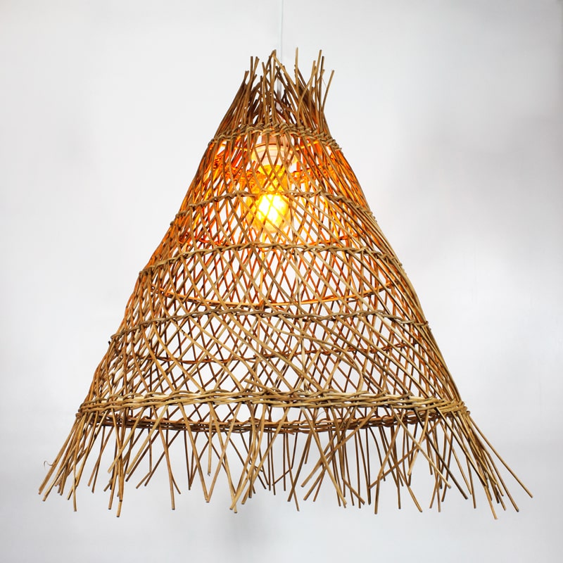 Lámparas colgantes de mimbre WILLOW Lámparas de mimbre